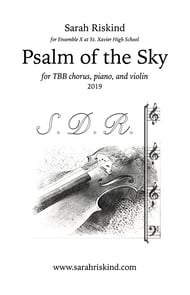 Psalm of the Sky TBB choral sheet music cover Thumbnail